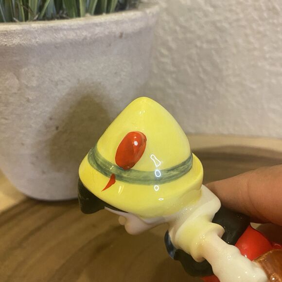 Vintage Walt Disney Productions Ceramic Pinocchio Porcelain Figure Japan READ - Picture 7 of 7
